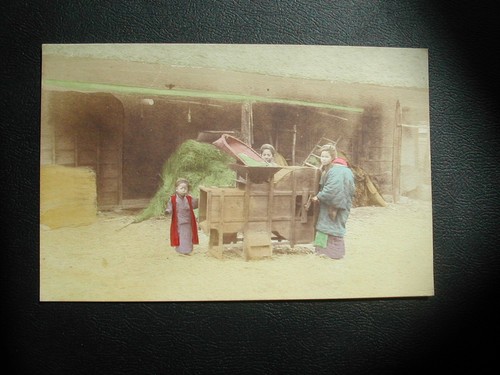 Vintage japan postcard two - vintage,