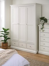 Hanna 3 Door 3 Drawer Wardrobe