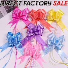 100pc Pull Bows 30mm Large Small Gift Wrap Florist Ribbon Wedding Car Decoration