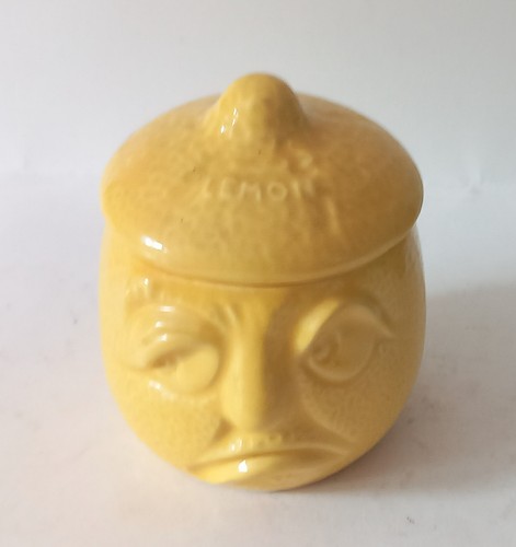Rare sylvac face pot lemon - sylvac,