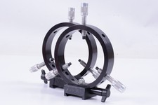 ADM 90mm Black Guide Rings on Mini Dovetail plates