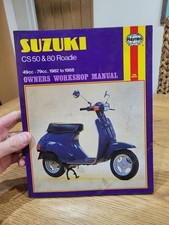 Suzuki Roadie Cs 50 & 80 Moped Haynes Owners Workshop Manual 1982 To 1988