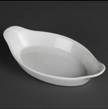 6X Olympia Whiteware Oval