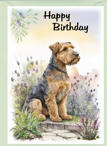 Welsh terrier dog birthday - terrier,