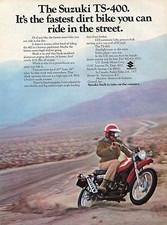 1972 Print Ad Suzuki TS 400