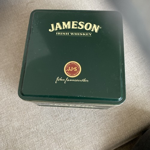 Jamesons irish whisky - whisky, tin