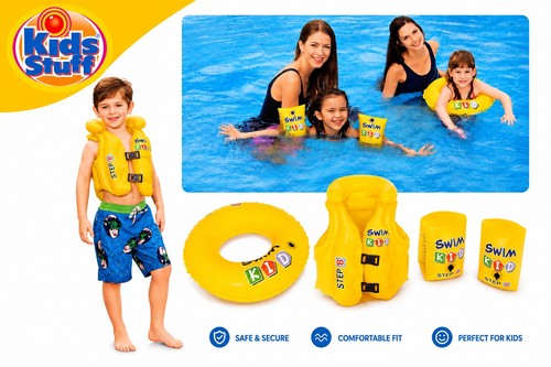 Kids swim learning - swim, set