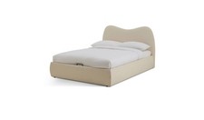 Habitat Orton Double Fabric End Lift Ottoman Bed Natural Bedroom Furniture