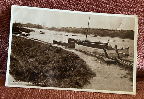 Antique postcard hayling - antique,
