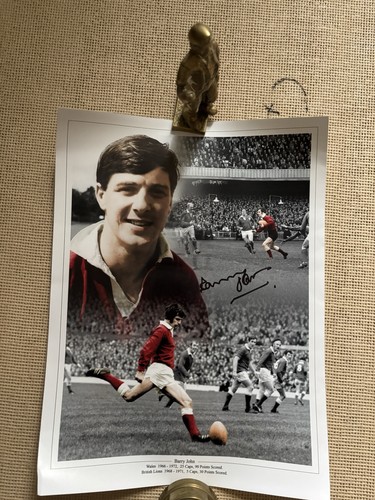 Barry john wales - barry, signed