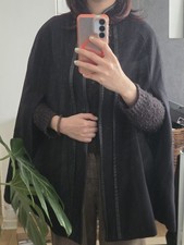 Wool Cape Zara Black