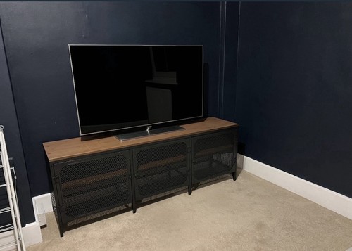 Ikea black stand tv bench - black, /