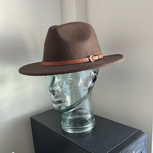 Men ladies brown - or, fedora