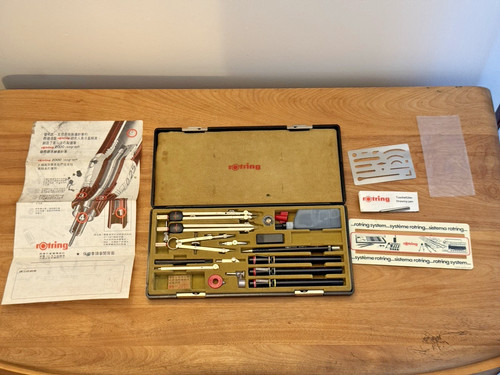 Vintage rotring compass and - vintage,