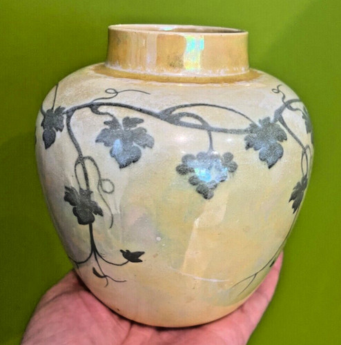 Antique ruskin pottery - antique, yellow