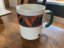 Vintage Staffordshire Tableware Medieval Manuscript Style Mug - Slight Flaw