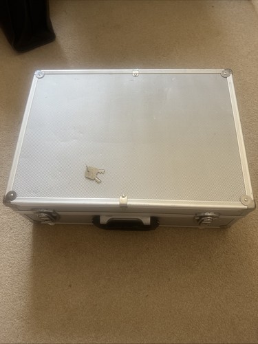 Aluminium flight case with - aluminium,
