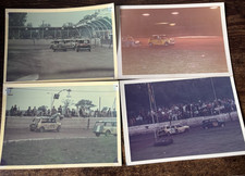 VINTAGE  HOT  ROD  RACING  MINI  PHOTOS  x  4