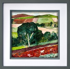 ORIGINAL OIL PAINTING NEW 43cm X 43cm Fruit STILL LIFE SKETCH ART By Artist