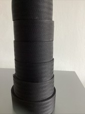 50mm Black Herringbone Webbing Job Lot 40 Meters on 6 rolls Bundle