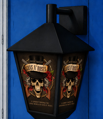 Guns and roses large wall - guns,