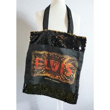 Elvis Presley 2022 Movie Tote Bag Black Gold Red Sequin Shoulder Bag Baz Luhrman