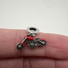 Red Motorbike Charm for