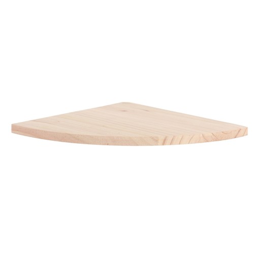 Solid pine corner shelf - solid,