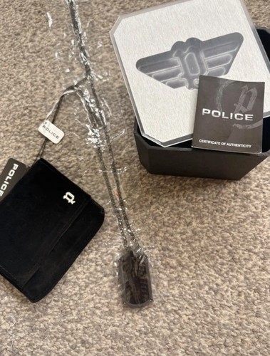 Police stainless steel dog - stainless, tag