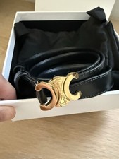 CELINE Triomphe Black Belt