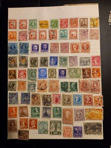 Vintage postage stamps - vintage,