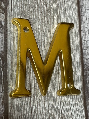 Brass letters z - 3", a-z