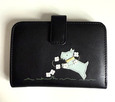 Radley Black Leather Credit Card Wallet - Ex Display