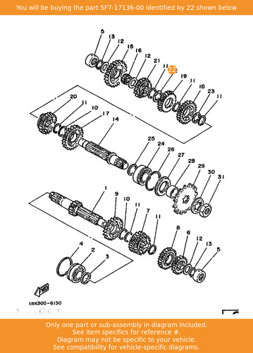 Yamaha washer gear - yamaha, hold