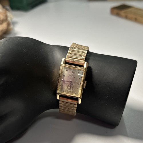 Gruen curvex solid 14k - gruen,