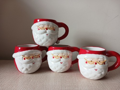 Santa novelty mugs pack of - ,