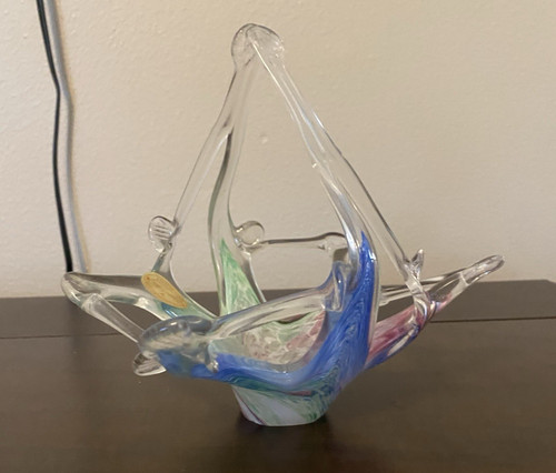 Murano italy glassware swirl - murano,