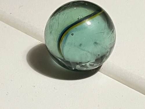Vintage large glass cat eye - glass,