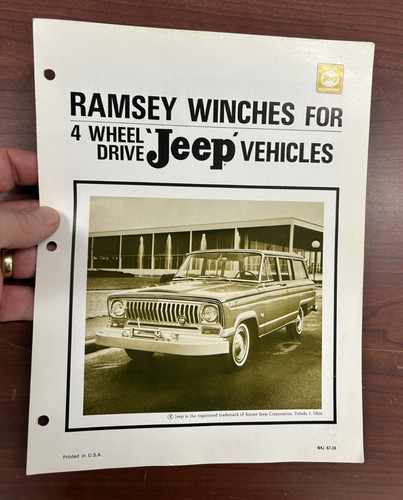 Ramsey winch for wheel drive - wheel,