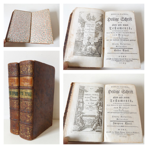 1789 german biblia sacra - biblia, vol