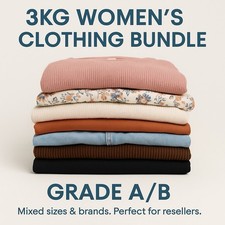 3kg Women’s Clothes - Mixed Sizes - Bulk Job Lot Bundle, Mixed Brands, Grade A/B