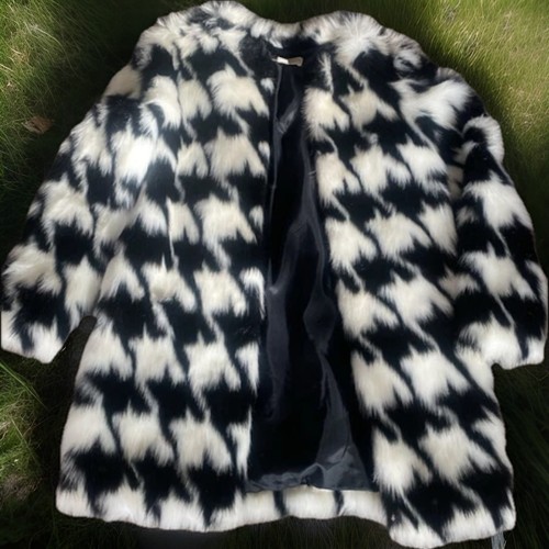 Michael kors houndstooth faux - houndstooth,