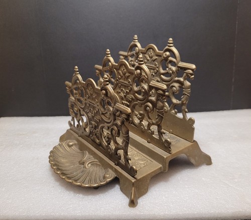 Antique brass letter - antique,