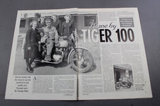 Triumph Tiger 100 (India to England) - Vintage motorcycle article (C022/09-24)
