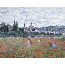 Poppies near Vétheuil, 1879 - C Monet Print