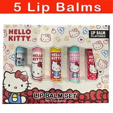 HELLO KITTY  5 LIP BALM  FLAVORED SET