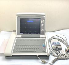 GE MAC 5500 HD COLOUR SCREEN ECG ELECTROCARDIOGRAPH EKG MACHINE + 12 LEADS
