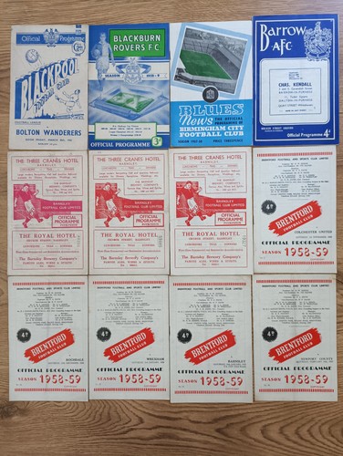Club football programmes - football, '