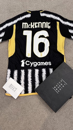 Juventus mckennie match worn - juventus,