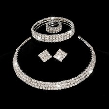 Bridal Jewelry Set Crystal